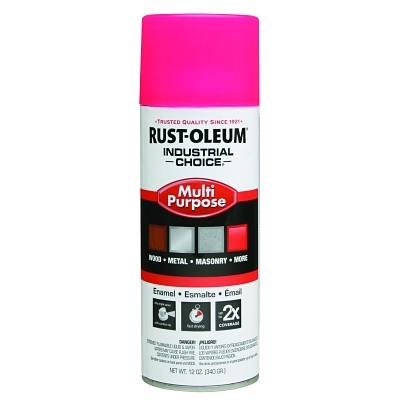 FLUORESCENT PINK PAINT 12OZ. FILL WT.